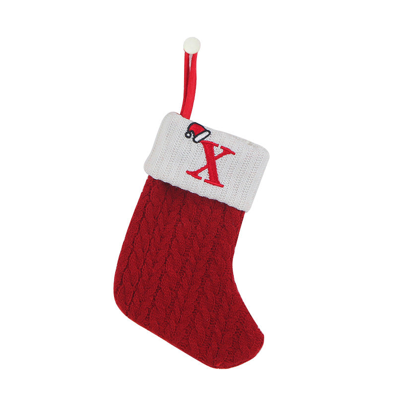 BowLift | Cozy Knit Socks, Embroidered Candy Gift Bag, Letter Christmas Stocking - Perfect for the Little Ones!