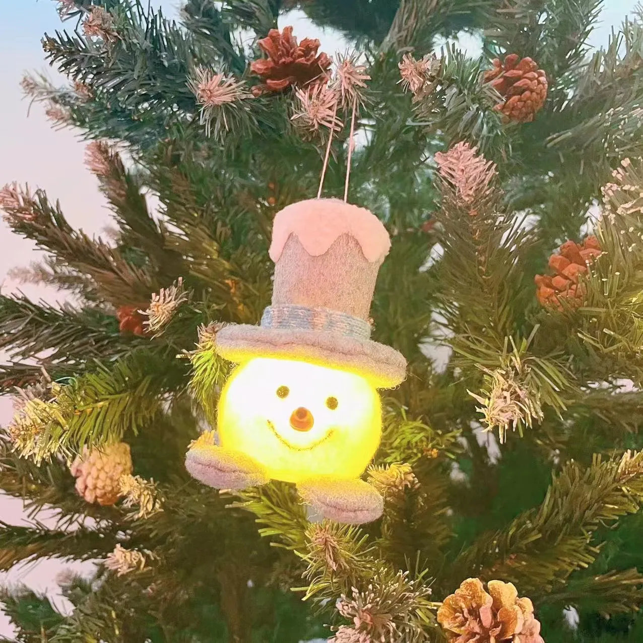 BowLift | Christmas Doll Light Plush Glowing Snowman