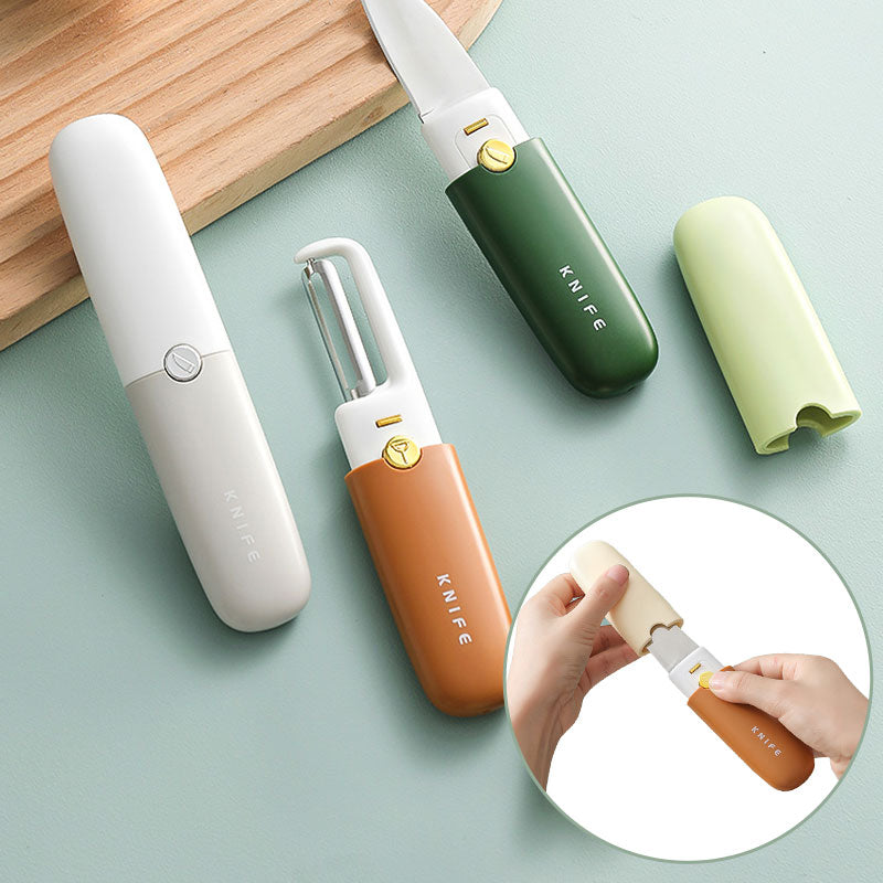 BowLift | Portable Small 2 in 1 Fruit Knife & Peeler