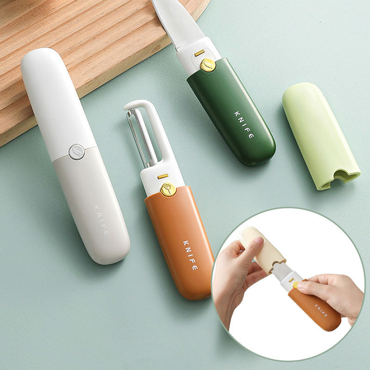 BowLift | Portable Small 2 in 1 Fruit Knife & Peeler
