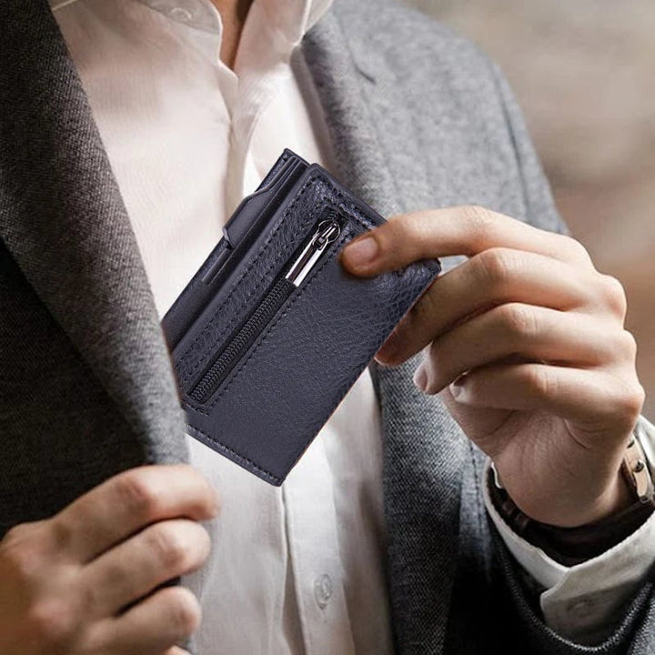 BowLift | Men's Wallet With Automatic Card Pocket