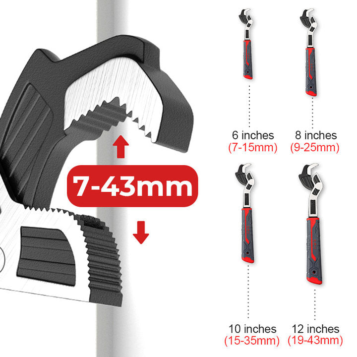BowLift | Industrial Quality Multifunctional Self-locking Pipe Wrench Tool