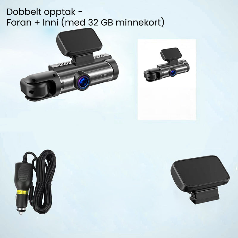 BowLift | Car camera with 170° wide angle and 1080p dual lens