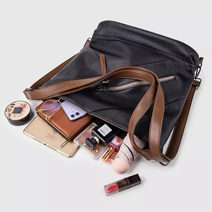BowLift | Large Capacity PU Leather Bucket Bag