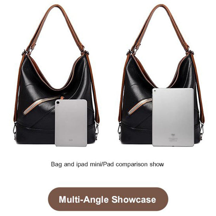 BowLift | Large Capacity PU Leather Bucket Bag