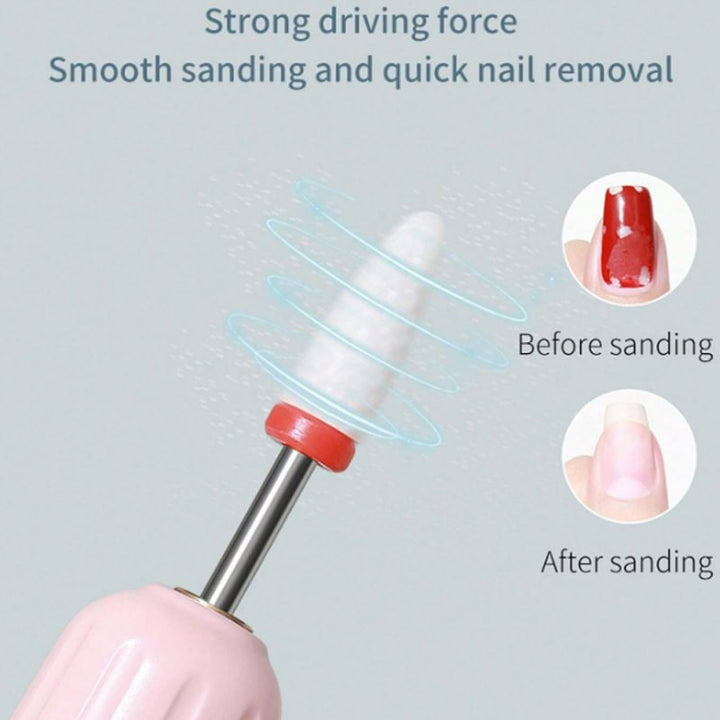 BowLift | 2 IN 1 GRINDING AND MANICURE TOOL WITH LED LIGHT
