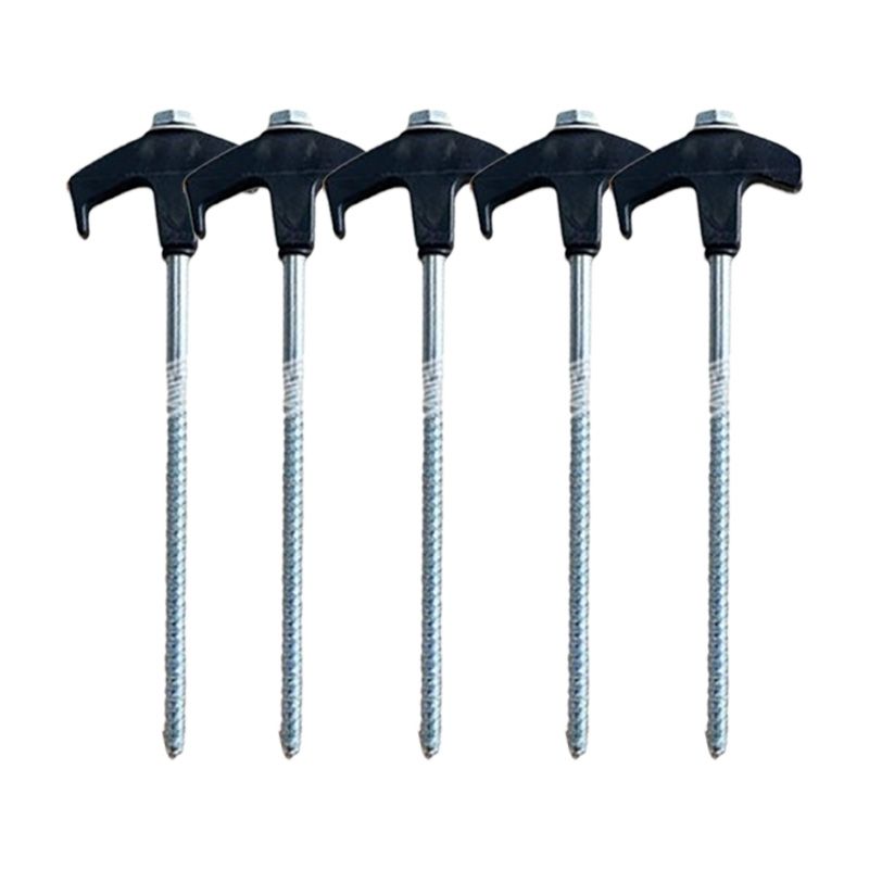BowLift | Tent pegs that can be screwed into the ground