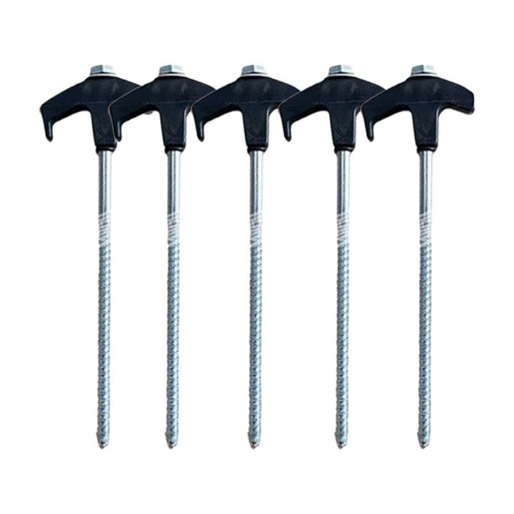 BowLift | Tent pegs that can be screwed into the ground