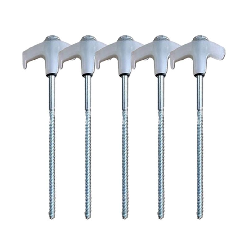 BowLift | Tent pegs that can be screwed into the ground
