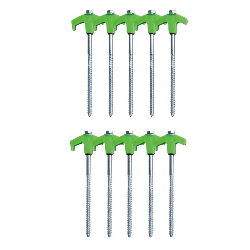 BowLift | Tent pegs that can be screwed into the ground