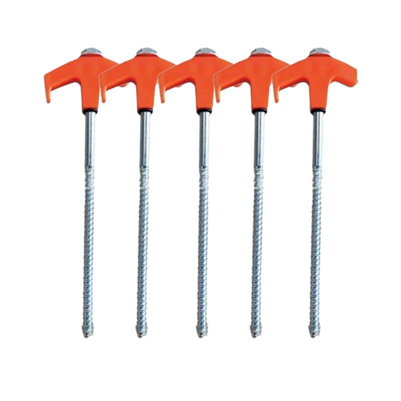 BowLift | Tent pegs that can be screwed into the ground