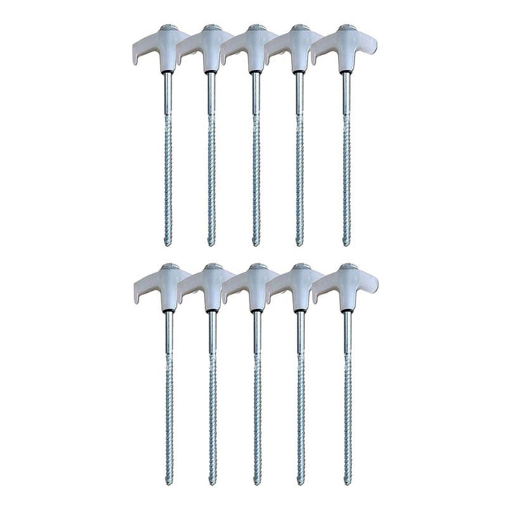 BowLift | Tent pegs that can be screwed into the ground