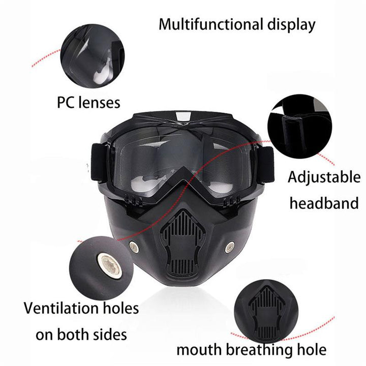 BowLift | Special mask for welding and cutting (glare protection, UV radiation protection, anti-dust)