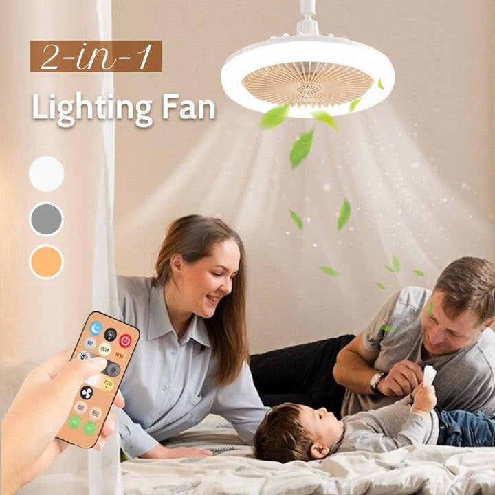 Remote Control Aromatherapy Ceiling Fan with Light | Bowlift