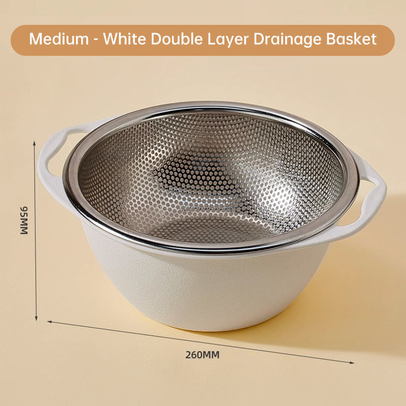 BowLift | Multipurpose Double Layer Drainage Basket