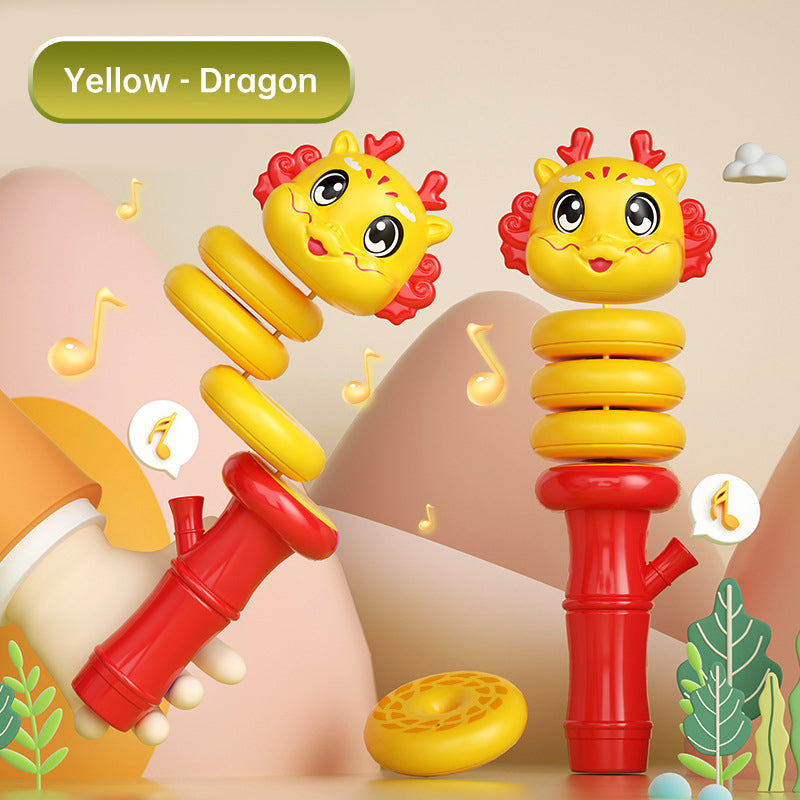 BowLift | Cartoon Animal Shape Snake Twisting Hand Held Whistle Toy