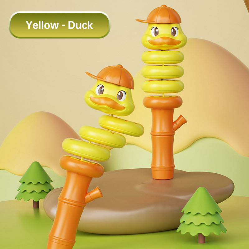 BowLift | Cartoon Animal Shape Snake Twisting Hand Held Whistle Toy