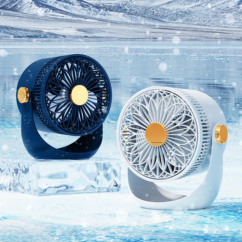 Hurricane Cannon High-Speed Circulating Wall-Mounted Desk Fan | Bowlift