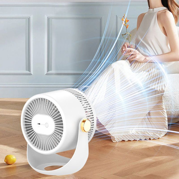 Hurricane Cannon High-Speed Circulating Wall-Mounted Desk Fan | Bowlift