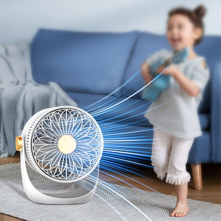 Hurricane Cannon High-Speed Circulating Wall-Mounted Desk Fan | Bowlift