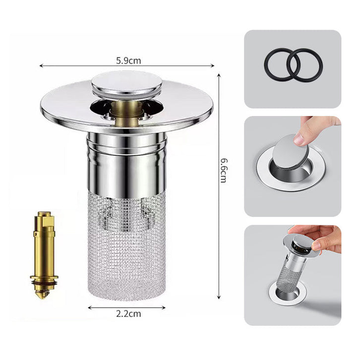 BowLift | Floor drain filter in stainless steel