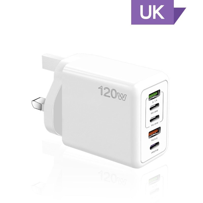 BowLift | 120W Fast Charger with 5 Ports⚡