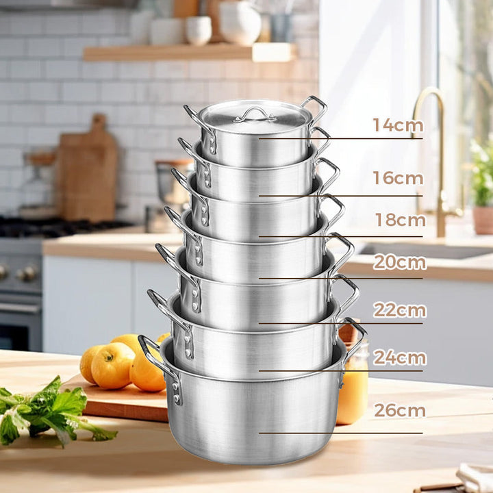 BowLift | Aluminum Cookware Stockpot 7-Piece Set