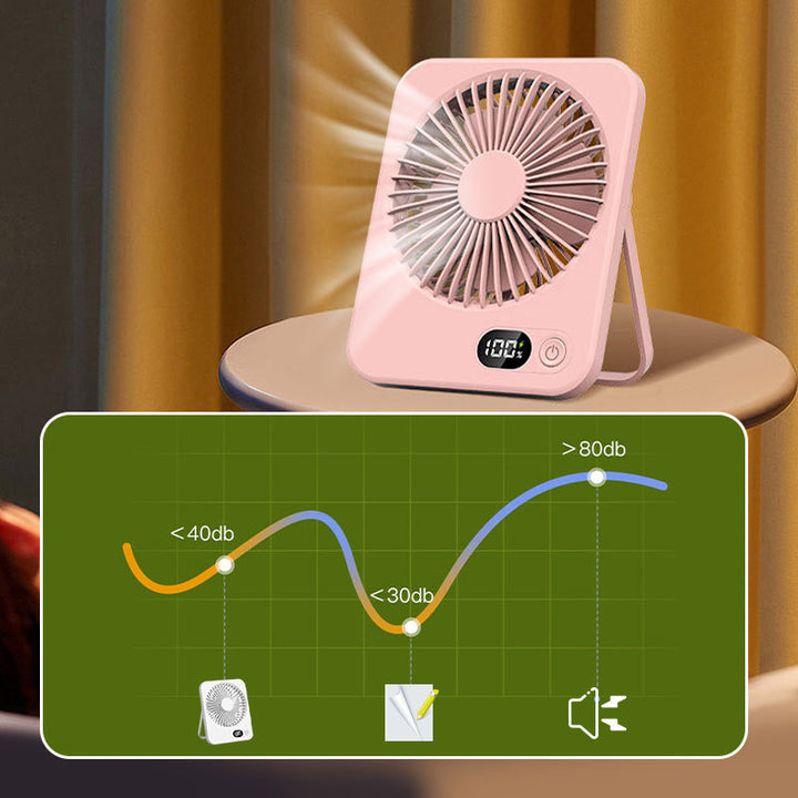 Rechargeable Compact Desktop Fan | Bowlift