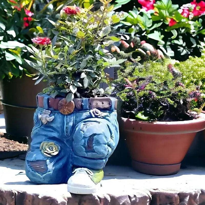 BowLift | Creative 3D jeans-shaped flower pot