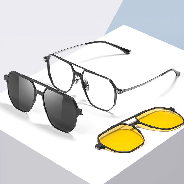 BowLift | 3 in 1 Vintage Magnetic Clip on Sunglasses