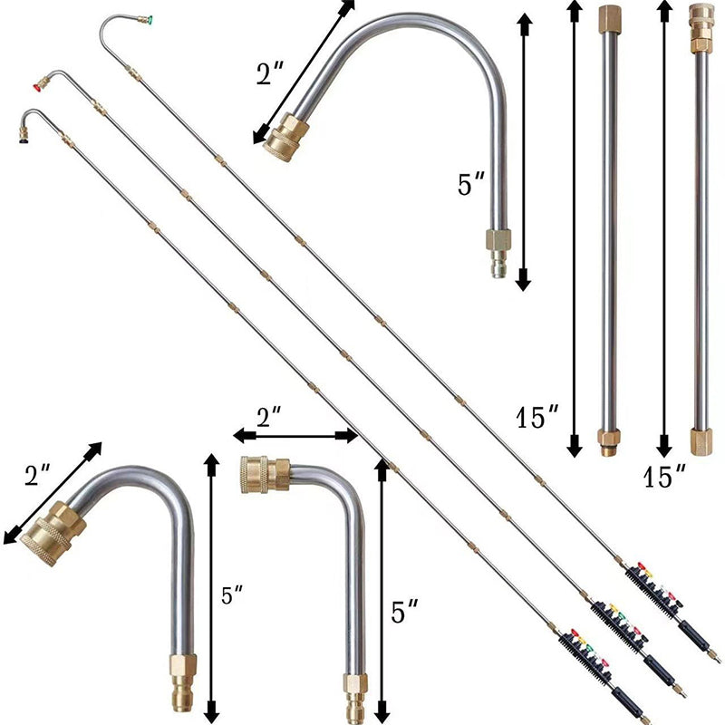 BowLift | High pressure washer pole set with 4000 PSI