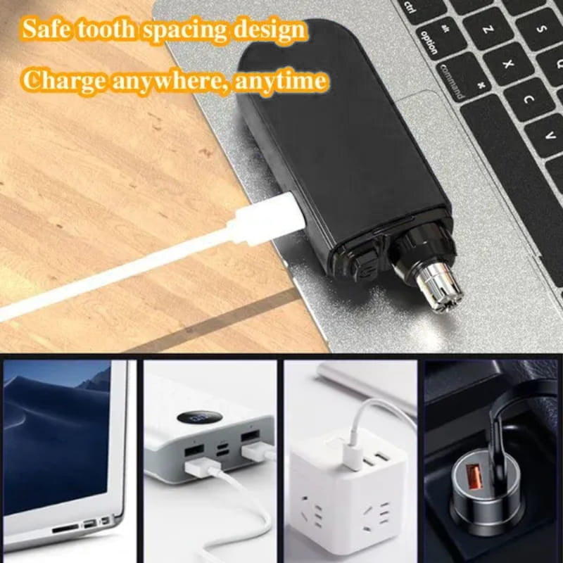 BowLift | Effective rechargeable portable nose hair trimmer