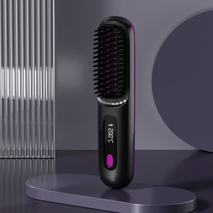 BowLift | Wireless ceramic heating hair straightening comb