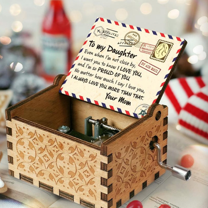 BowLift | Vintage mechanical music box with hand crank