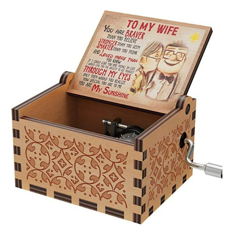 BowLift | Vintage mechanical music box with hand crank
