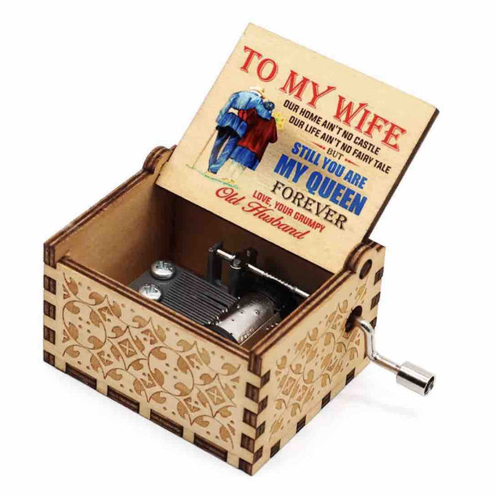 BowLift | Vintage mechanical music box with hand crank