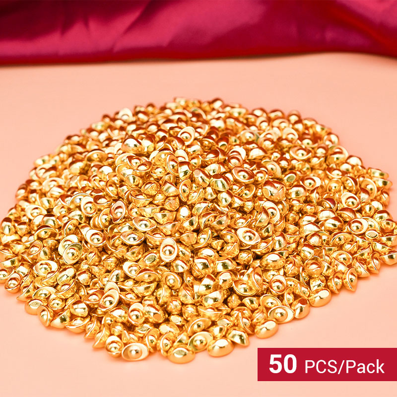 BowLift | Small gold nugget-shaped ornaments