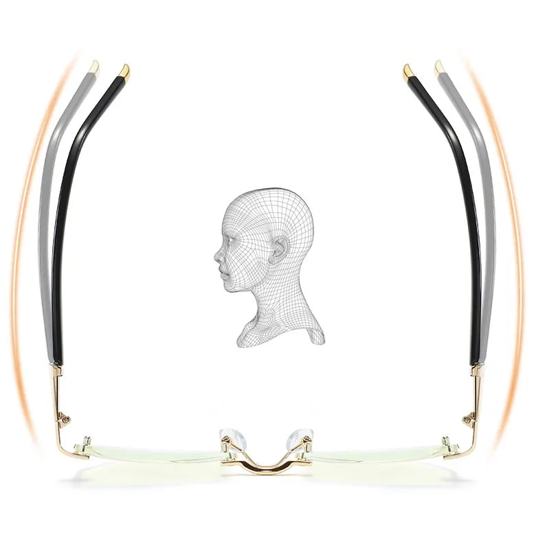 BowLift | High Hardness Anti-Blue Progressive Distance and Near Range Dual-Use Reading Glasses