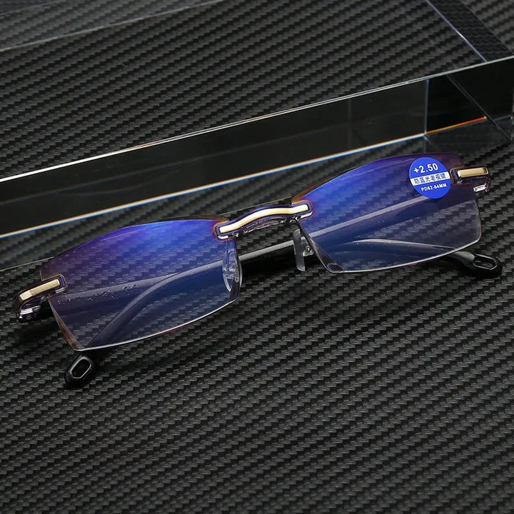 BowLift | High Hardness Anti-Blue Progressive Distance and Near Range Dual-Use Reading Glasses