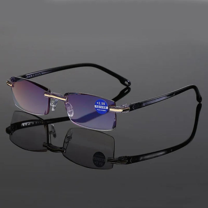 BowLift | High Hardness Anti-Blue Progressive Distance and Near Range Dual-Use Reading Glasses
