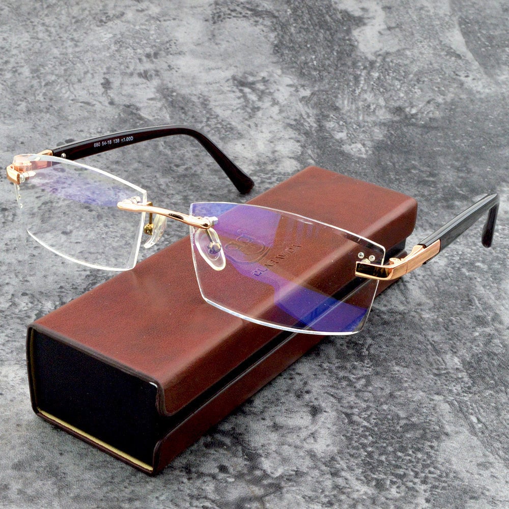 BowLift | High hardness sapphire anti-blue light progressive reading glasses for distance and near double use