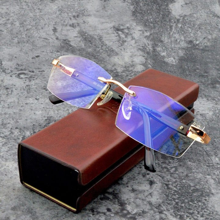 BowLift | High hardness sapphire anti-blue light progressive reading glasses for distance and near double use