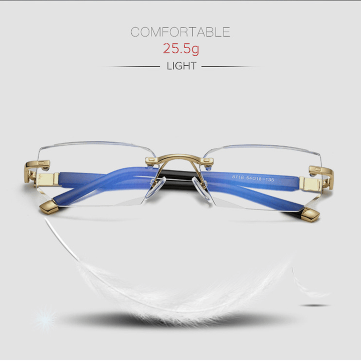 BowLift | High hardness sapphire anti-blue light progressive reading glasses for distance and near double use