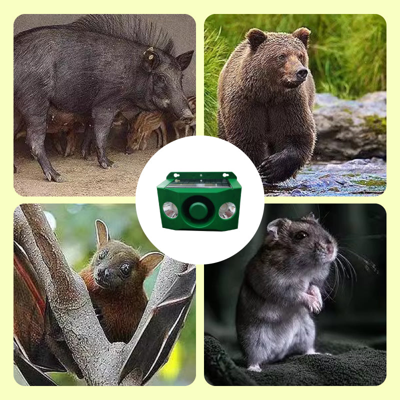 BowLift | Solar-powered animal repellent warning light with high alarm
