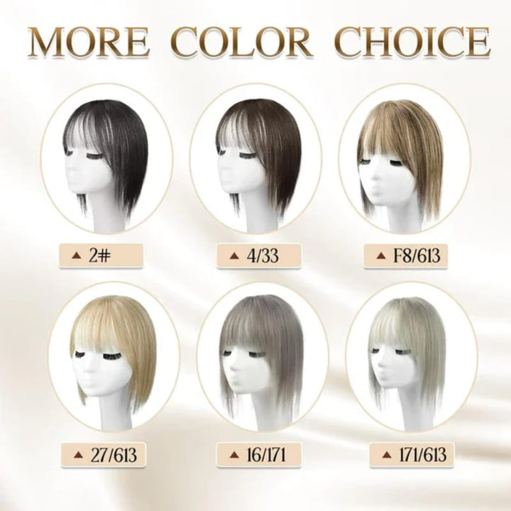 BowLift | Natural Hairpiece with Bangs for Women