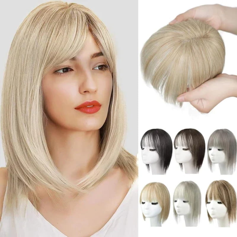 BowLift | Natural Hairpiece with Bangs for Women