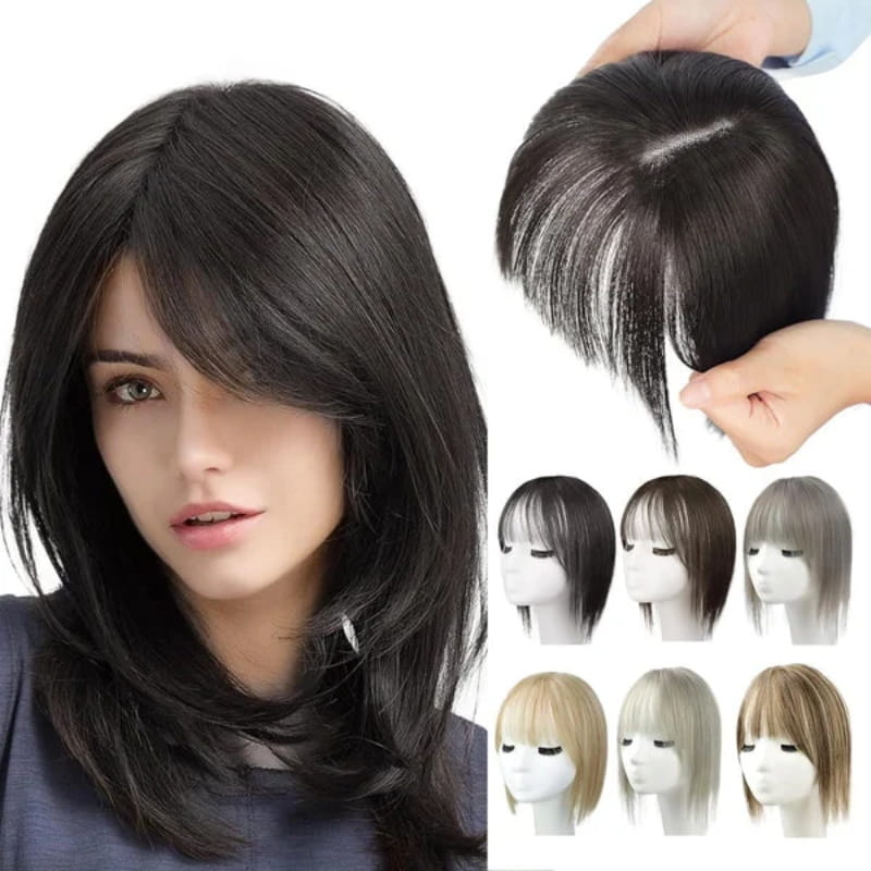 BowLift | Natural Hairpiece with Bangs for Women