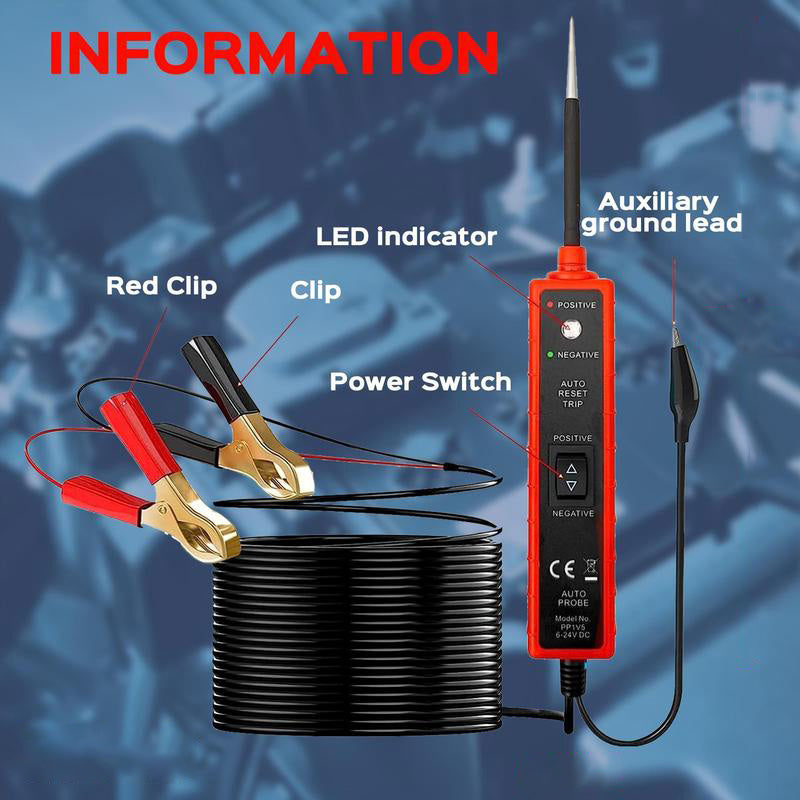 BowLift | 6-24 V DC circuit tester for the car's electrical system
