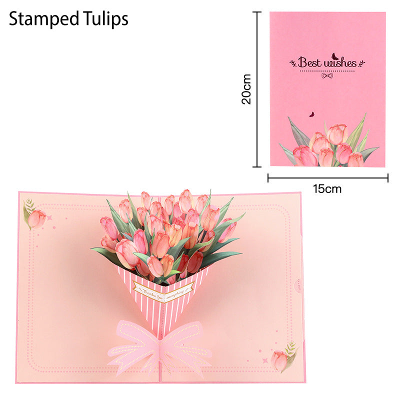 BowLift | Creative 3D paper cut-out card with popup greeting card