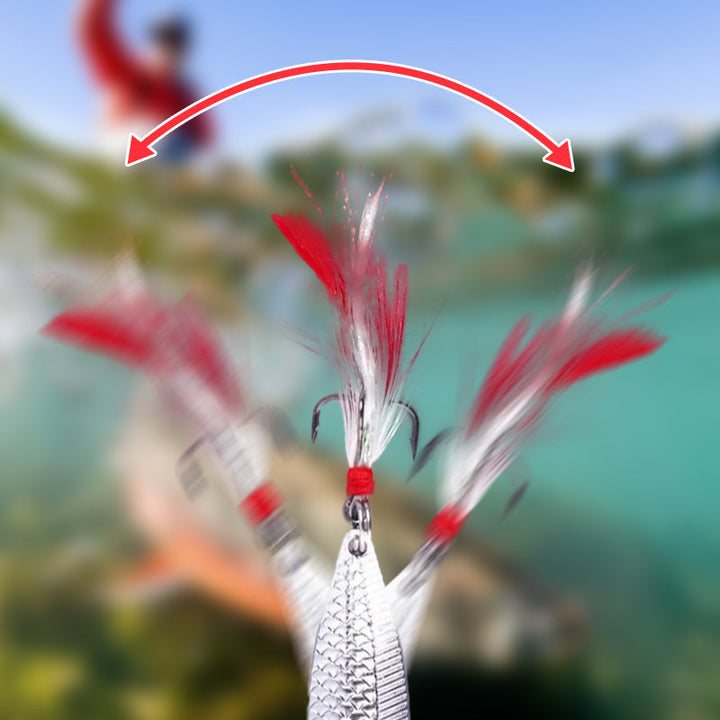 BowLift | Realistic 3D floating fishing lure set with 3 hooks
